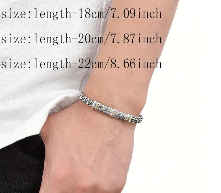 ANNATA - A VINTAGE COPPER BRAIDED BRACELET