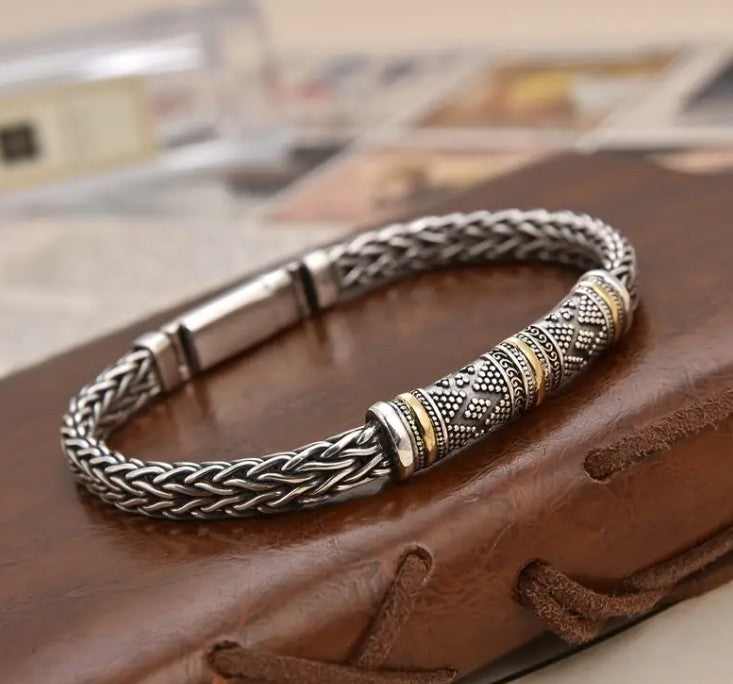 ANNATA - A VINTAGE COPPER BRAIDED BRACELET